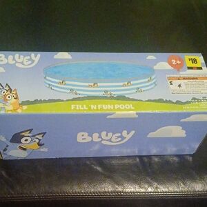 Bluey Fill 'N Fun Kids Pool - Blue